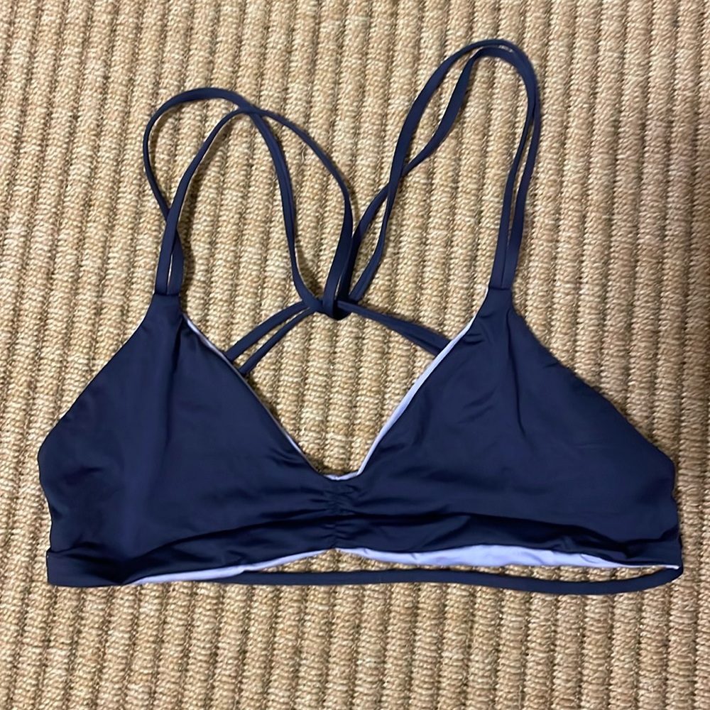 Reversible Sea Glass Bay Swim Top